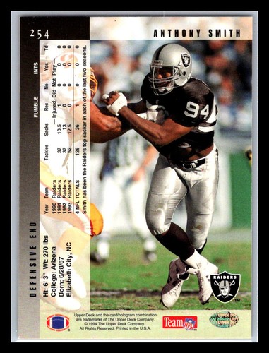 1994 Upper Deck Football # 166 - 330 - Pick Your Card! - Picture 114 of 196