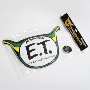 新品 KUWAHARA E.T. Old School Number Plate KUWAHARA / 「E.T.」 OLD SCHOOL NUMBER PLATE ! - SCREAMIN