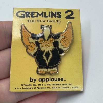 Vintage Gremlins 2 The New Batch Gizmo Lapel Pin 1990 Warner Bros