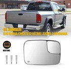 Mirror Glass Passenger Side Heated for Dodge RAM 1500 2500 3500 Pickup 2005-2009