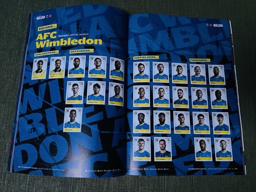 WIMBLEDON AFC v WALSALL LEAGUE 2 PLAY OFF FINAL PROGRAMME - Picture 3 of 3