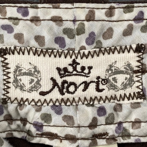 Nori Y2K Bermuda Shorts Juniors 7 Brown Pockets Long Cotton Blend Low Mid Rise - Picture 12 of 14