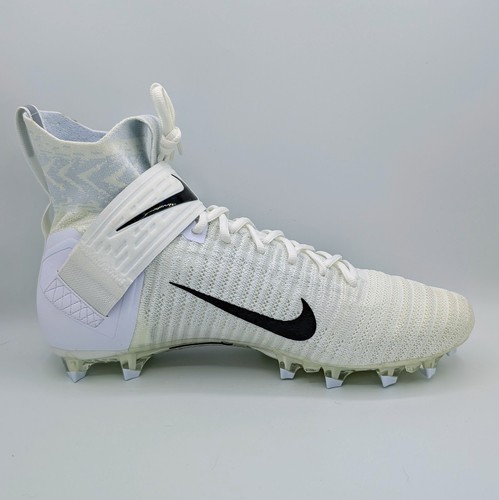 Nike Alpha Menace Elite 2 Flyknit Football Cleats White Men's Size 13.5 - Picture 7 of 7