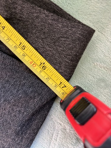 Karen Kane hübsche Mädchenhose mit Einfasstasche Größe 10 anthrazit 33" Schrittlänge neu mit Etikett $ 108 - Bild 12 von 18