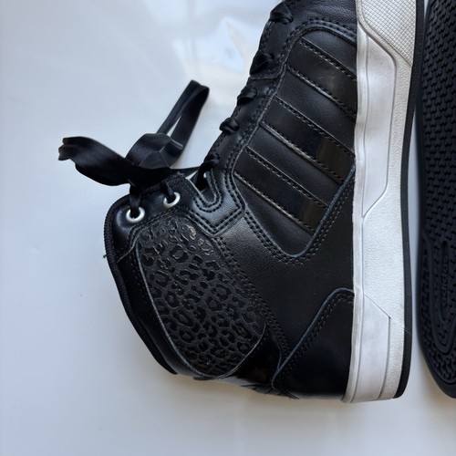 Adidas Neo Raleigh Mid Basketball Athletic Sneakers Womens Size 7.5 Cheetah - Picture 8 of 20