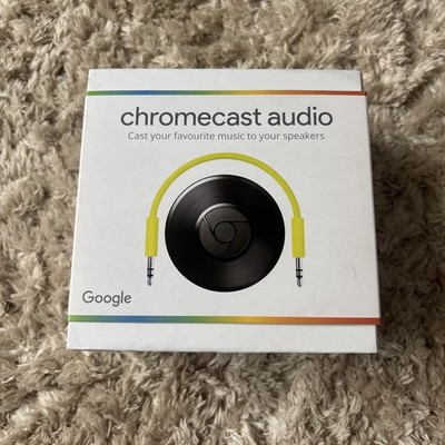 Google Chromecast Audio 2. Generation Media Streamer RUX-J42 schwarz