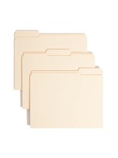 Smead Fastener File Folder, 1 Fastener, Reinforced 1/3-Cut Tab, Letter Size, ...