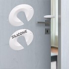 Silicone Door Pinch Guard 2-Pack – Baby Proofing Door Slam Stopper, Door Stop...