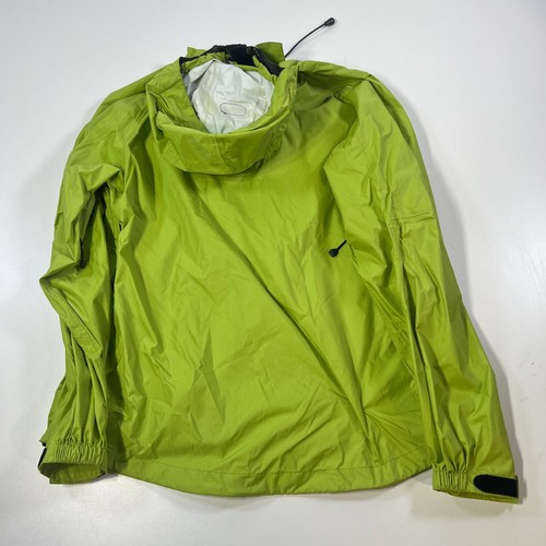 LL Bean Jacket Womens Medium Green Full Zip Windbreaker Rain Wind 9 AB46 - Picture 5 of 7
