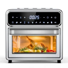 1500W 4-Slice 13QT 12-in-1 Stainless Steel Convection Oven
