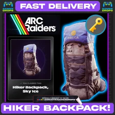 Arc Raiders Hiker Backpack Sky Ice CODE - Global - All Platforms Works - FAST!