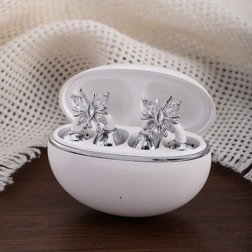 AntiCorrosion Electroplated Metal Butterfly Clip For Wireless Earbuds Decoration - Picture 6 of 8