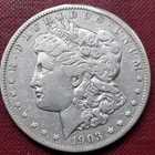 1903 O Morgan Silver Dollar 1$ XF+ Details #98437