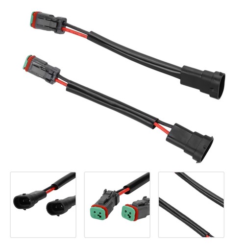 2pcs DT Weiblich-H11 Männlich Konvertierung Kabelbaum Adapter Wasserdicht Fü LIF - Zdjęcie 20 z 22
