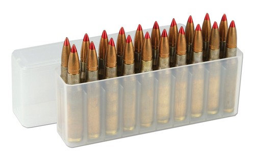 Berry's 20 Round Ammo Box, Clear Plastic Fits .243, .308, 7.62 x 51 - Picture 1 of 1