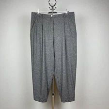 Toast Women’s Grey Wool Blend Balloon Trousers – Size UK14 / US10