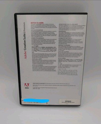 Adobe Creative Suite 2 Premium mit Seriennummern - 6 Festplatten - Bild 3 von 3