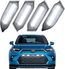 Led Grille Grill Lights for 2024 2025 2026 Toyota Grand Highlander Accessories