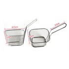 1Pcs Edelstahl Mini Frittierkorb Sieb Lebensmittelsieb für Kartoffelchips