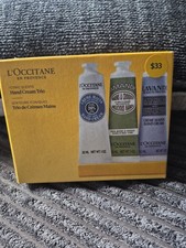 L'OCCITANE Iconic Nourishing Hand Cream Trio 1oz Shea Butter Almond Lavender NEW