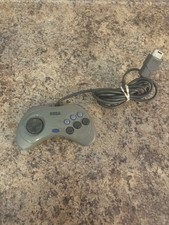 Sega Saturn Grey Controller S Official Genuine Authentic Original - Tested USA