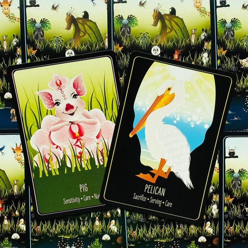 Lovely Animals Oracle Deck Agm Urania by Helena De Almeida 44 Cards Esoteric New - Picture 5 of 14