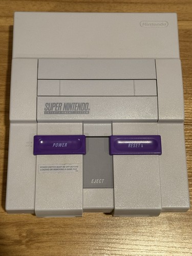 Super Nintendo SNES Console W/Games Cleaned Tested - Picture 14 of 17