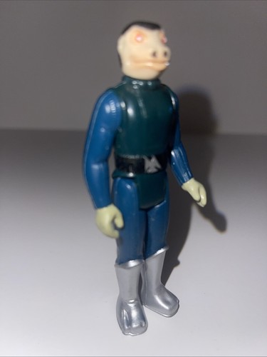 Vintage 1978 Blue Snaggletooth Action Figure Star Wars - Toe Dent -Kenner (RARE) - Picture 2 of 20