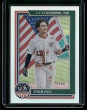 Ethan Puig 78/80 2022 Panini USA Baseball Stars & Stripes Base Longevity Silver