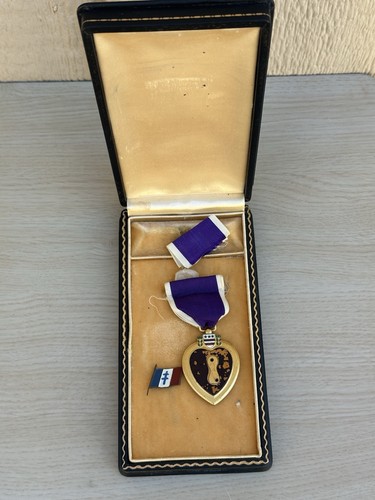 Lila Herz für Militärverdienstjahr? Country? W Pin Free French Forces N Box - Bild 10 von 10