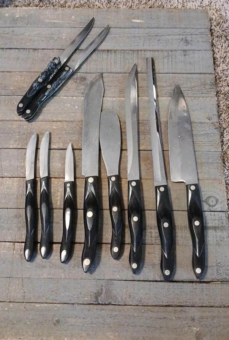 Cutco Knife Lot of 10, Vintage CUTCO Set