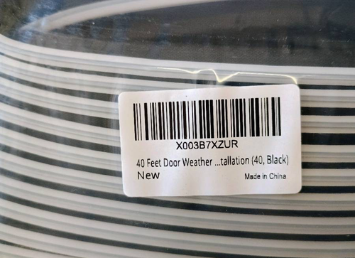 Litaibai Kerf Wetterschutz Türdichtung 40 Fuß schwarz - Bild 6 von 6