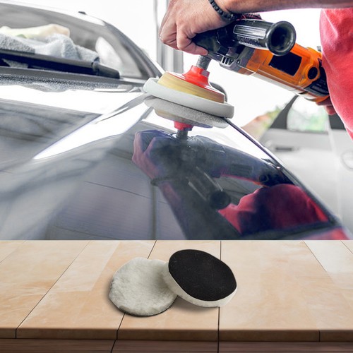 Lightweight Buffer Pads Polisher 10pcs 4 Inch Polishing Pads Woolen 100mm - Picture 6 of 12