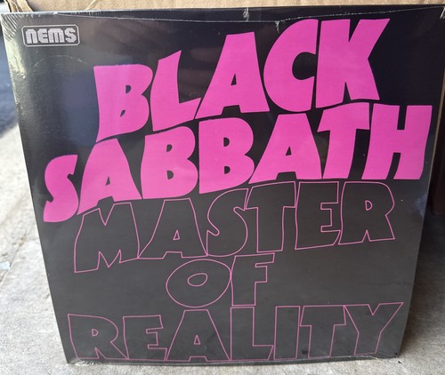 BLACK SABBATH (Ozzy) - Master of Reality LP Reissue Vinyl NEMS – 6004 Sealed