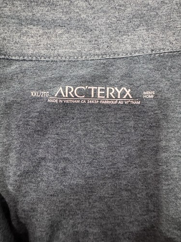 Arcteryx Größe 2xl 1/4 Reißverschluss sportlich blau Shirt lesen - Bild 5 von 6