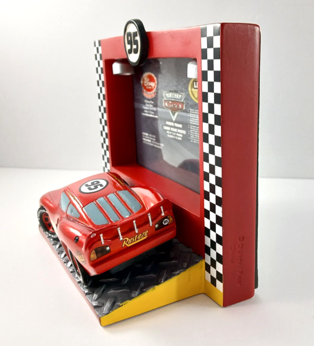 Disney Store CARS Lightning McQueen Ceramic Light-Up 4" x 6" Picture Frame RARE! - Picture 11 of 14