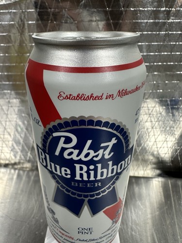 Rare Pabst Blue Ribbon 16 Ounce One Pint Beer Can Beer Tap Handle - Picture 12 of 18