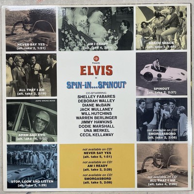 ELVIS SPIN-IN...SPINOUT 新品10\"レコード ELVIS SPIN-INSPINOUT 新品10