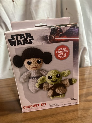 Häkelset Star Wars Prinzessin Leia und Yoda Neu in OVP - Bild 1 von 3