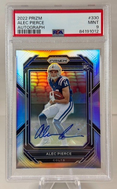 2022 Panini Prizm - Alec Pierce #330 Autograph Silver Prizm (RC)