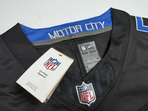 Maglia Large Pension Sewell #58 Vapor FUSE Nera Qualità Elite Detroit Lions - Foto 2 di 11