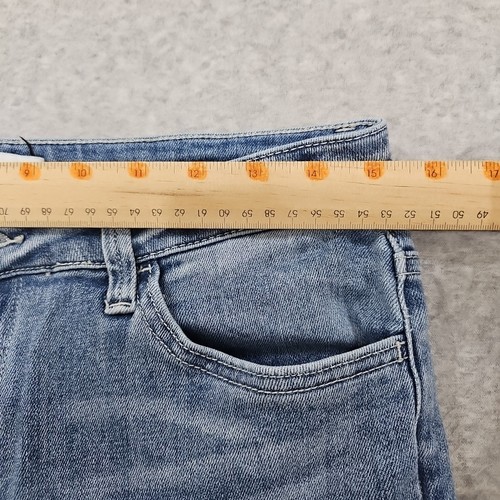 Vervet Jeans High Rise Super Flare Med Wash Stretch Size 30 30x32 - Picture 5 of 10