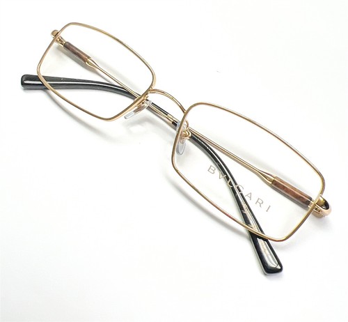 Gafas Bvlgari 1060-K 393 chapadas en oro pulido 55-18-140