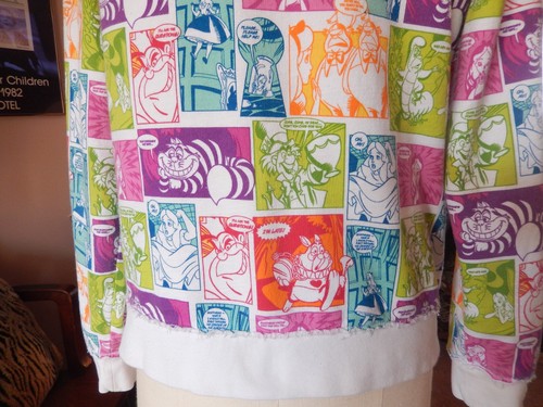 Alice in Wonderland Disney Parks Hoodie Size Large - Picture 12 of 16