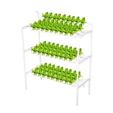 Hydroponics Growing System Kit,108 Sites PVC Garden Vegetable Planting Equipment