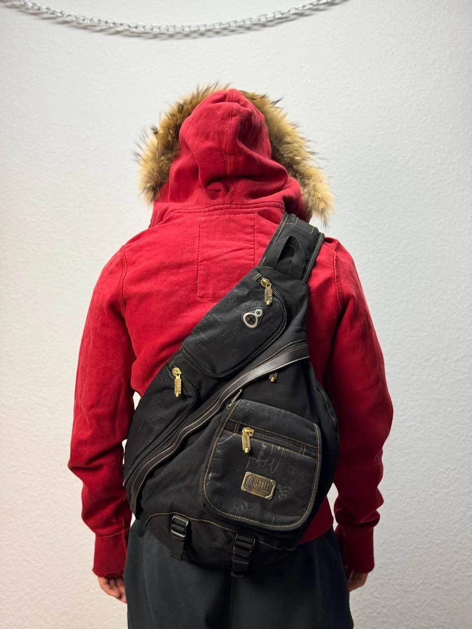 Vintage Japan Multipocket DIESEL Style GoldBe backpack Military sling bag Laptop