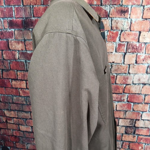 RedHead Hemd/Jacke Herren 2xl grün Workwear Canvas Flanell gefüttert Knopfleiste - Bild 12 von 15