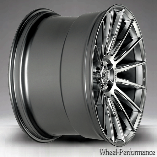 22 Zoll A401 deep concave Alufelgen 10x22 5x112 ET45 grau poliert für Mercedes - Bild 1 von 8