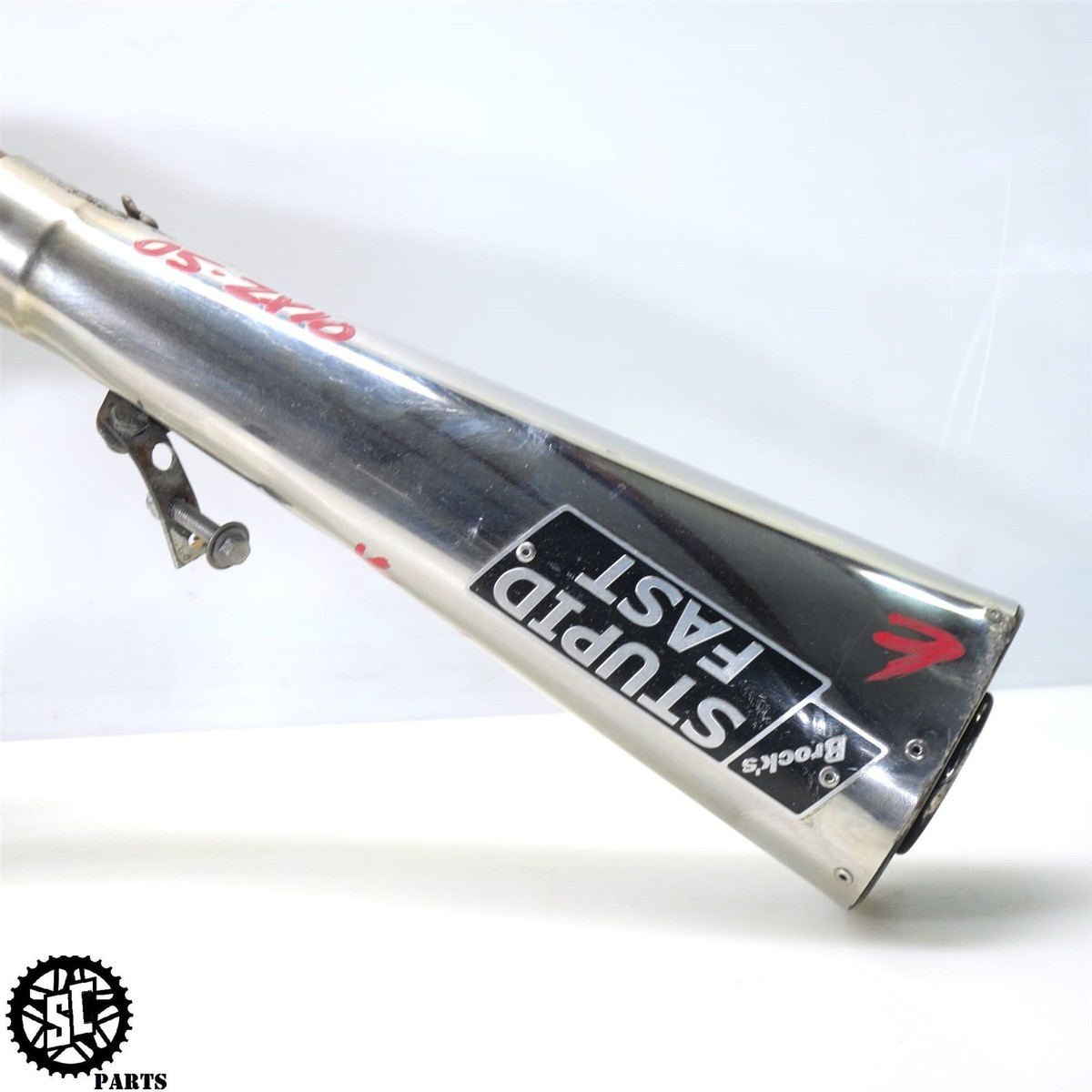 04 05 KAWASAKI NINJA ZX10R FULL EXHAUST SYSTEM BROCKS ALIEN HEAD