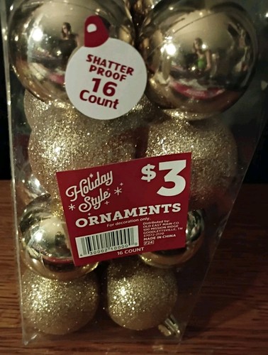 Gemischtes Weihnachten Set-Gold Ornamente, Baum Rock, Gobelin Läufer, Schneeflocke Schild - Bild 5 von 5